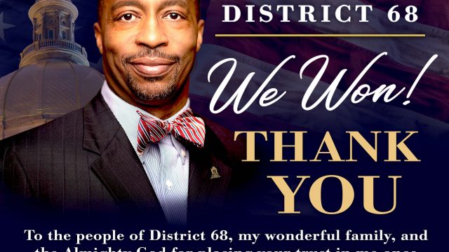 THANK YOU DISTRICT 68! I stand before you with a heart full of gratitude as your newly elected State Representative!